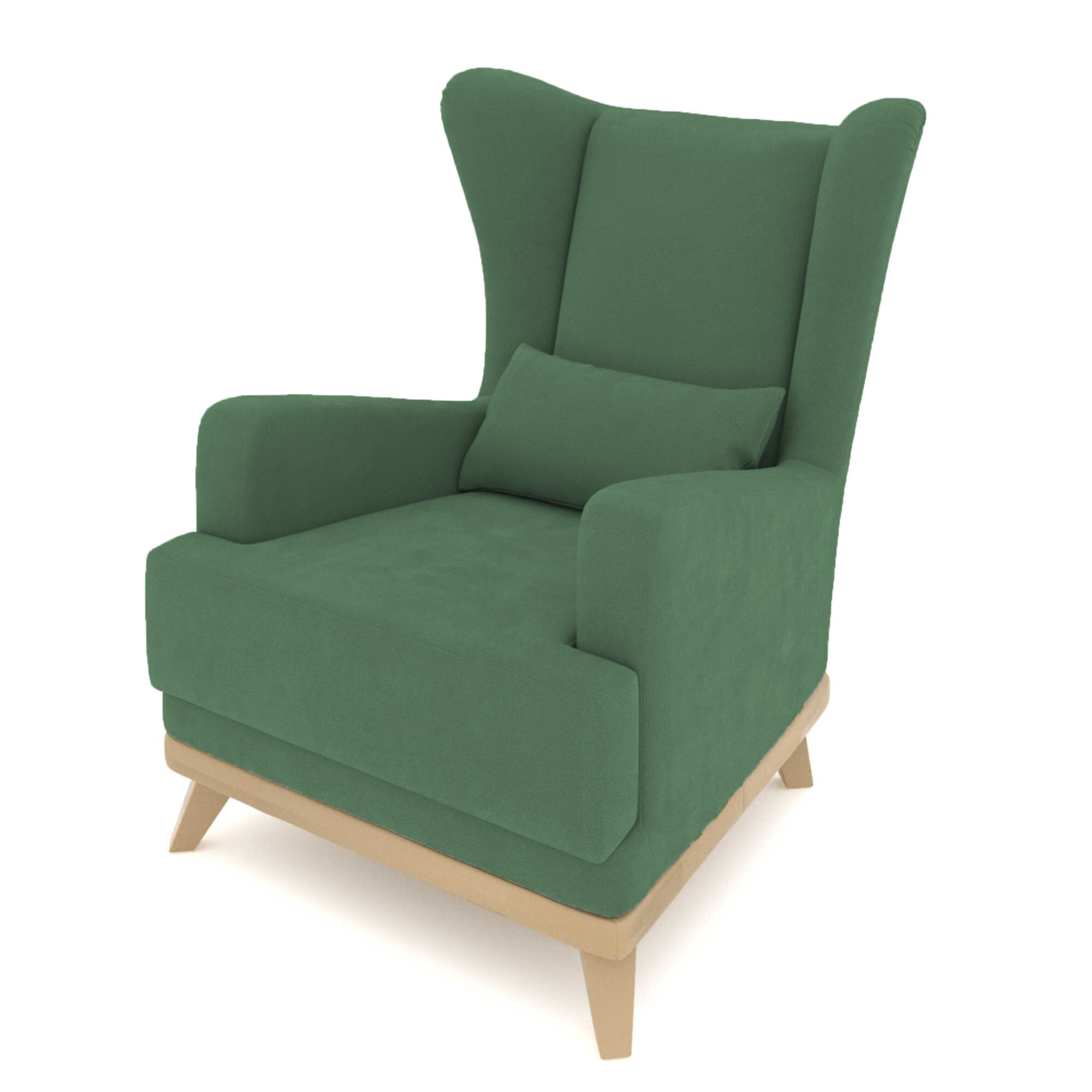Кресло мягкое Хоган Olive, велюр мягкое, для дома, для гостиной, для отдыха дома, на балкон, скандинавский лофт