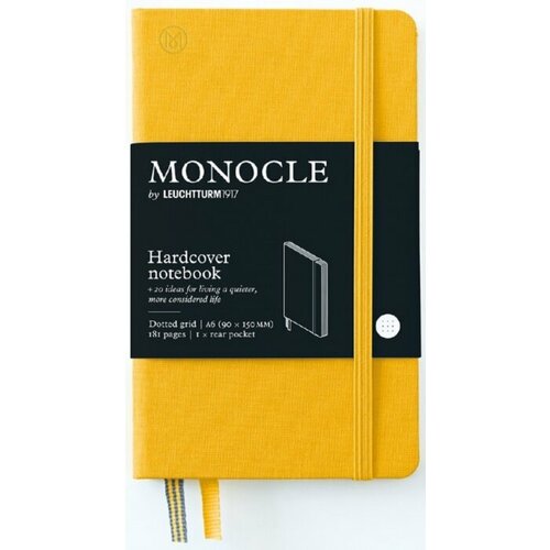Leuchtturm 363365 Блокнот leuchtturm monocle a6 80 гм2 196 стр в точку твердая обложка желтый 3289₽