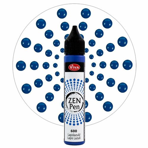 Краска для точечной росписи Viva-Zen-Pen цвет 600 лазурный 28мл 452₽