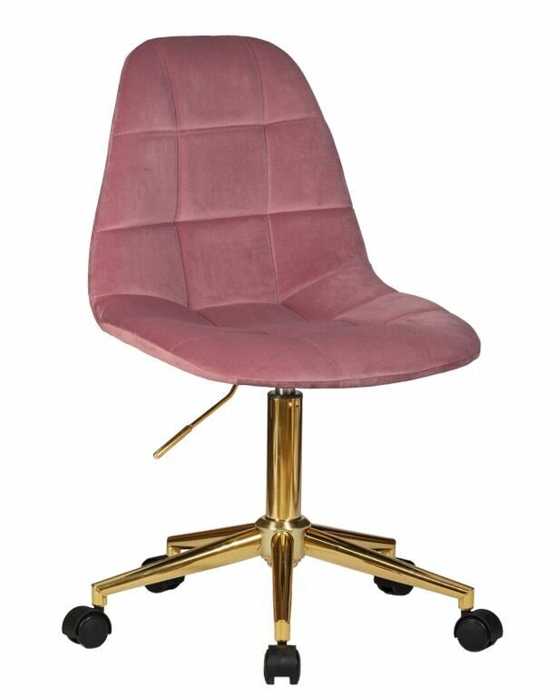 Офисное кресло для персонала DOBRIN MONTY GOLD LM-9800-Gold цвет серый велюр (MJ9-75)