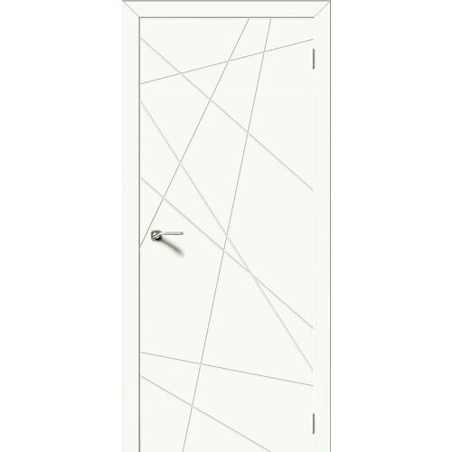 Дверь Межкомнатная, модель Вектор, глухая, эмаль лайтбеж 2000*800 (полотно)