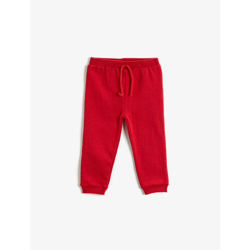 Брюки KOTON, размер 9-12 месяцев, красный брюки koton размер 9 12 месяцев горчичный