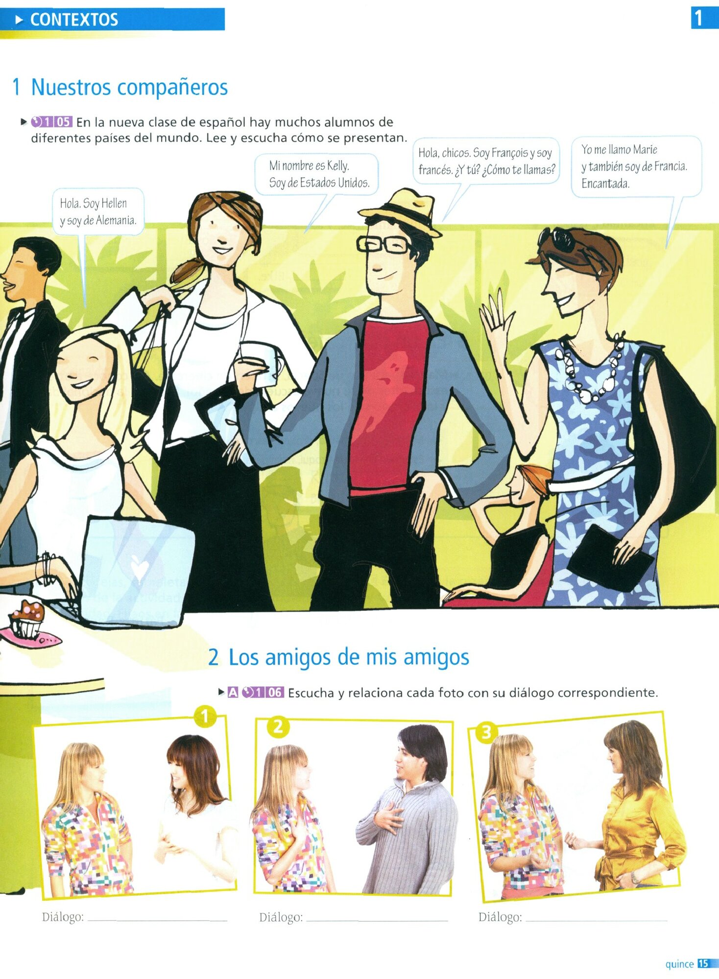 Método 1 de español. A1. Libro del alumno - фото №3