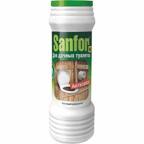 Дезодорирующее средство для дачных туалетов SANFOR 10188 sanfor средство дезодорирующее для дачных туалетов антизапах 400 гр 6 шт