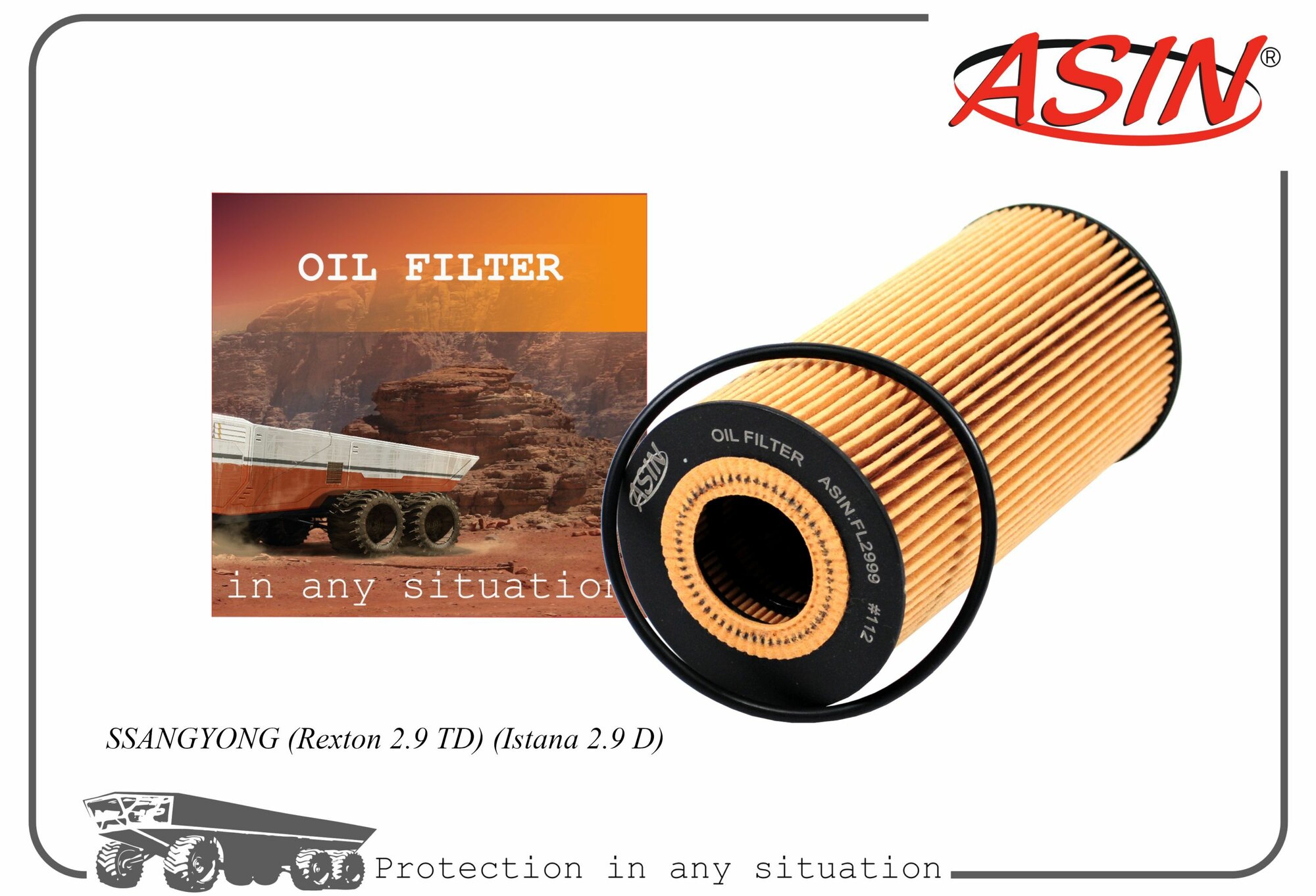 фото Фильтр масляный 6611803309/ASIN. FL2999