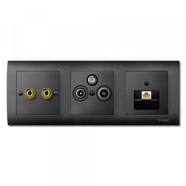 Накладка для TV розетки Schneider Electric Merten MTN297514 - фото №5