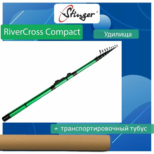 удилище поплавочное stinger rivercross compact 3 3m 4 20 зеленое Удилище (поплавочное) Stinger RiverCross Compact 3,6 м 4-20 гр, зеленое