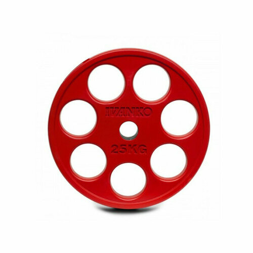 Диск олимпийский IVANKO ROEZH 25 кг красный 11844₽