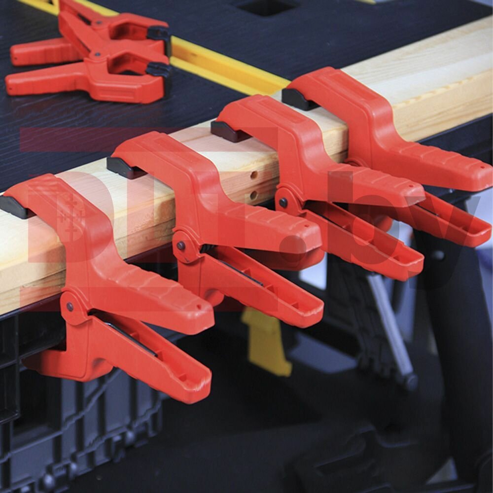 Струбцины Набор быстрозажимных струбцин DLT, 63мм, (усилие зажима 15кг), 2шт, арт.82525