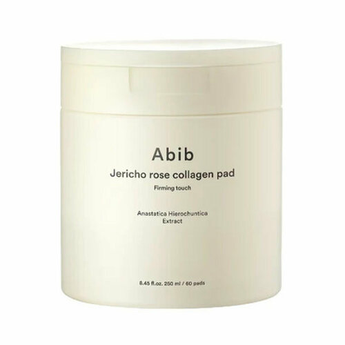 Питательные тонер-пэды Abib Jericho Rose Collagen Pad Firming Touch 60 штук набор для ухода за кожей лица abib jericho rose hydra firm anti aging duo 3 шт