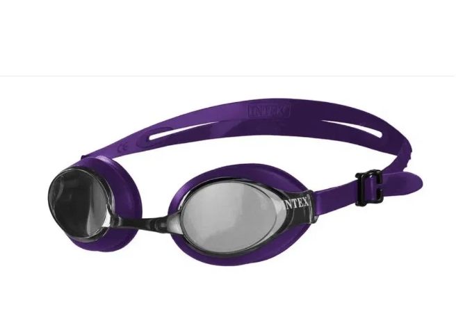 Очки для плавания детские Pro Racing, от 8 лет, (фиолетовые), Intex 55691
