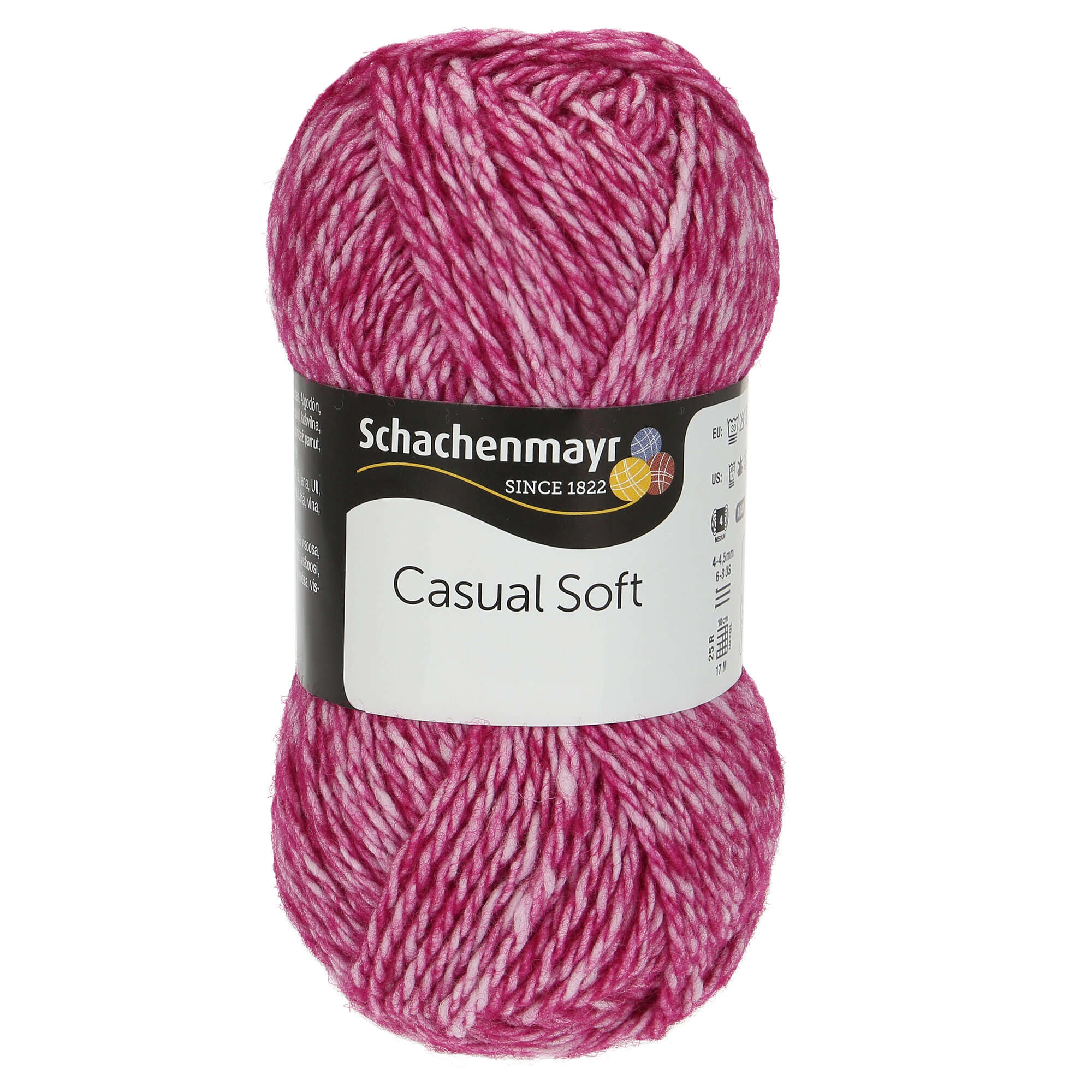 Пряжа для вязания Schachenmayr Casual Soft (00038 Magenta)