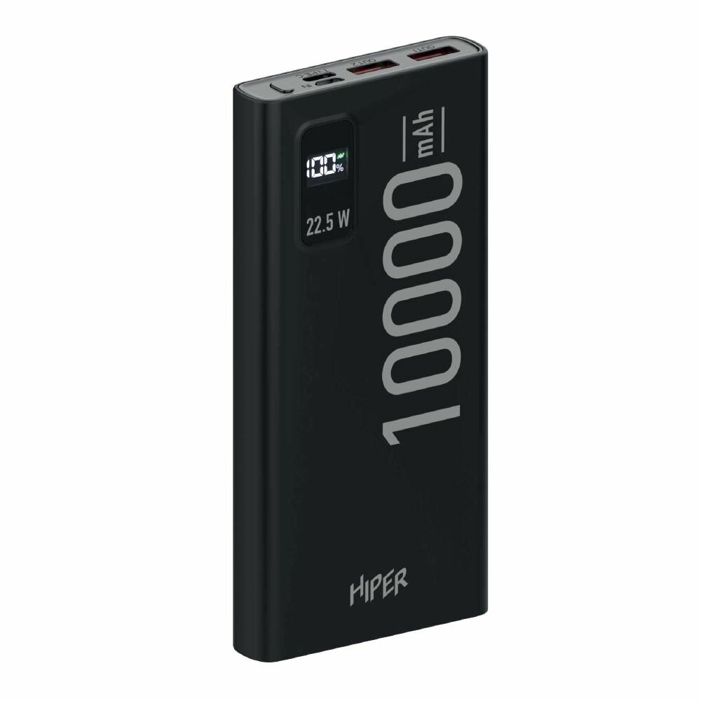 Мобильный аккумулятор HIPER EP 10000 черный (ep 10000 black) - фото №19