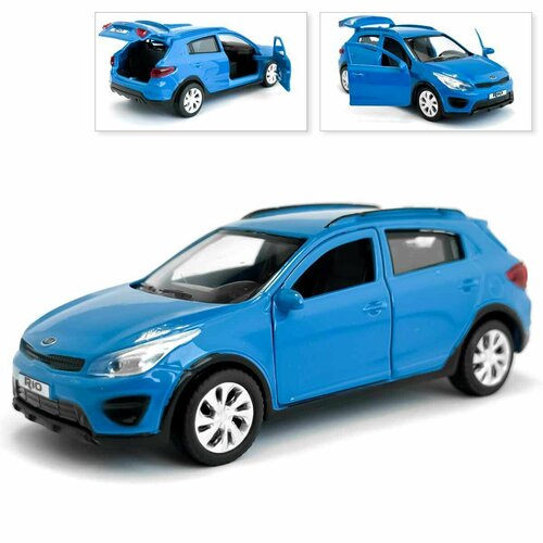 Машина Kia Rio X, инерционная, красный, Технопарк, 12 см