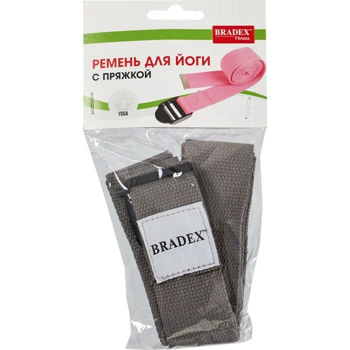 Ремешок для йоги Bradex, серый