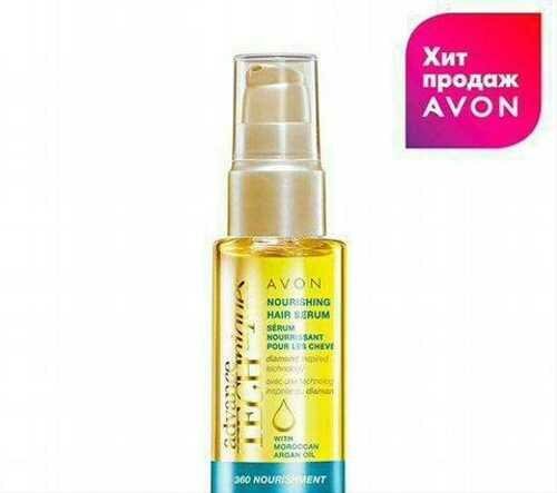 AVON Advance Techniques Питательная сыворотка для волос 360 Nourish Moroccan Argan Oil Leave-In Treatment, 30 мл