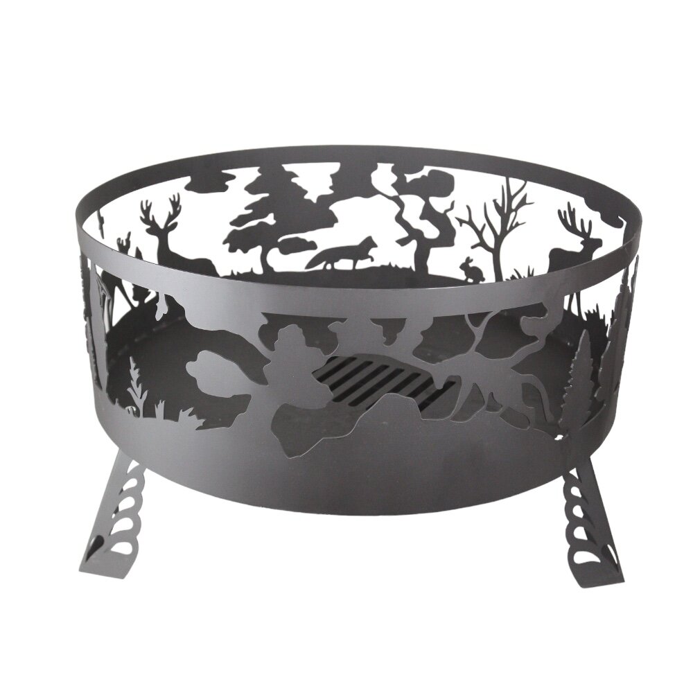 фото Костровище с зольником “Лес”, d66, "Стальные решения"