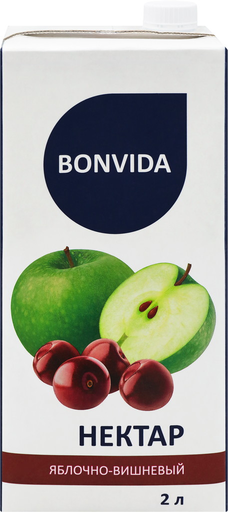 Нектар BONVIDA Яблочно-вишневый, 2л