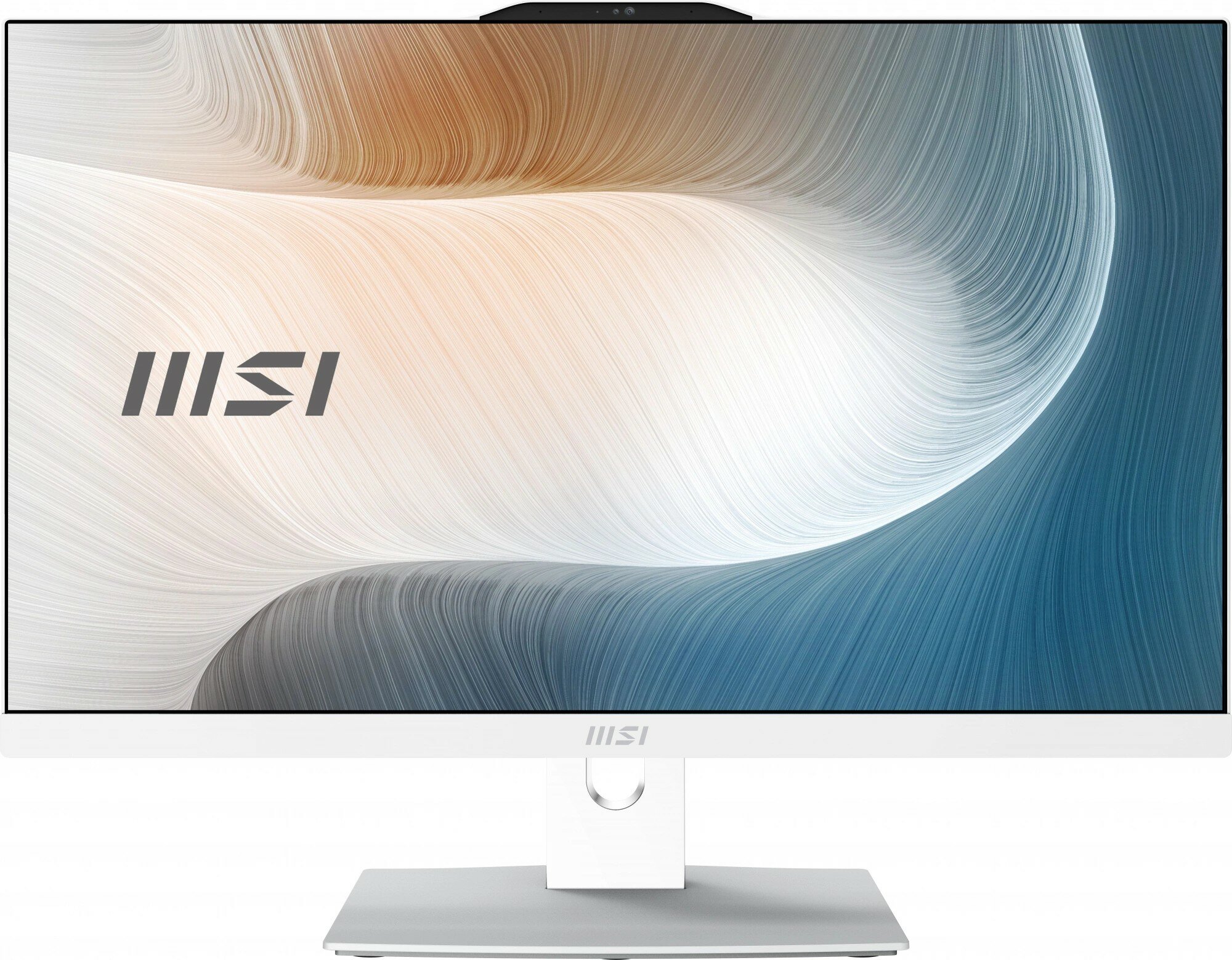 Моноблок MSI Modern AM242P 1M-1020XRU, 9S6-AE0722-1020, 23.8", Intel Core 7 150U, 16ГБ, 512ГБ SSD, Graphics, noOS, белый