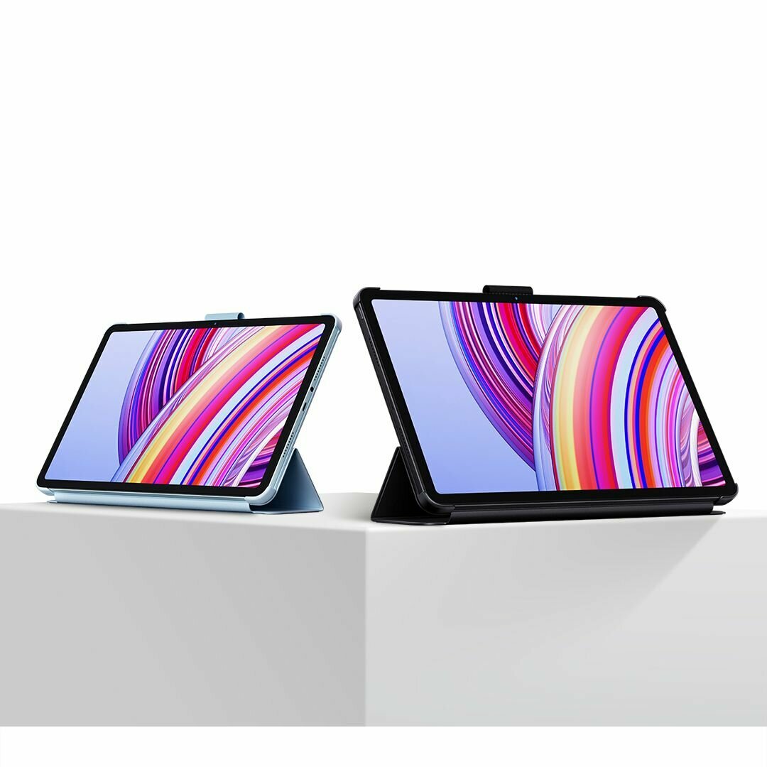 Чехол книжка магнитный для Xiaomi Redmi Pad Pro 12.1", с трансформацией в подставку, оригинальный - голубой — фото 1
