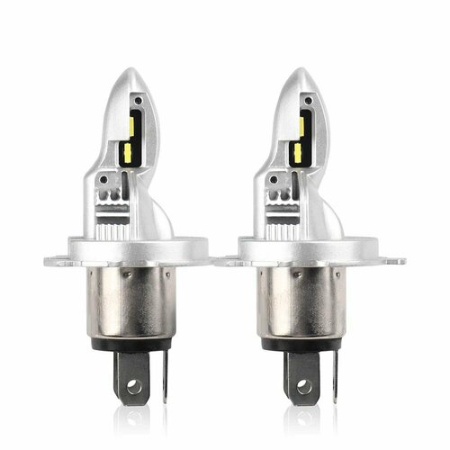 Лампы светодиодные H4 6000К 45W для Renault Sandero комплект 2 шт лампы Н4 для Рено Сандеро 2150₽