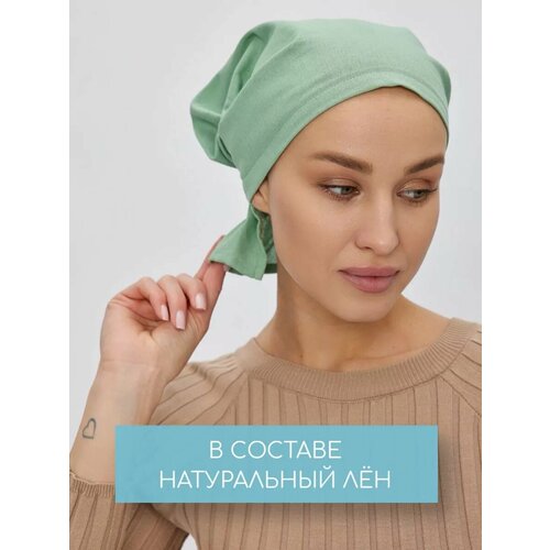 фото Шапка для женщин, размер 52-60, зеленый astera!