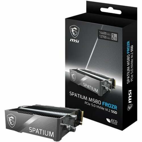 SSD диск Msi SPATIUM M580 FROZR M2 2280 4TB PCIe NVMe 50 x4 71810₽