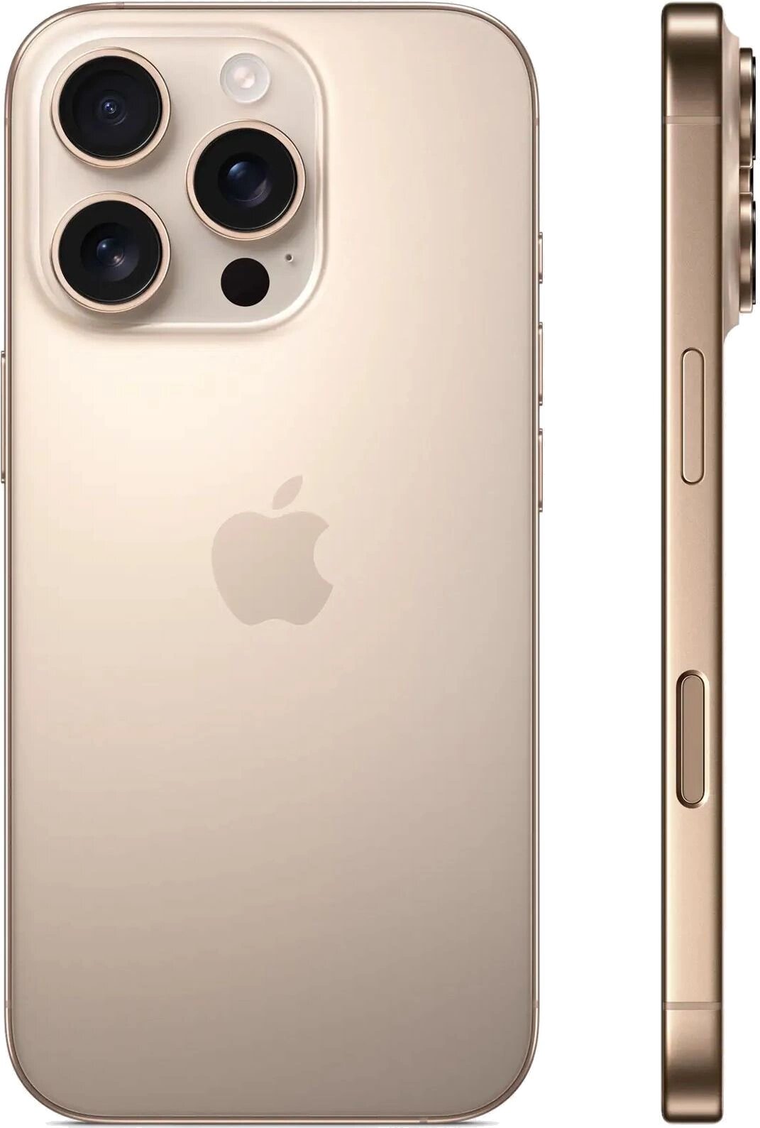 Смартфон iPhone 16 pro 128Gb desert titanium, золотистый, Dual: 2 SIM — фото 1