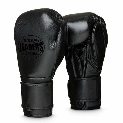 Боксерские перчатки LEADERS Mex Series черные