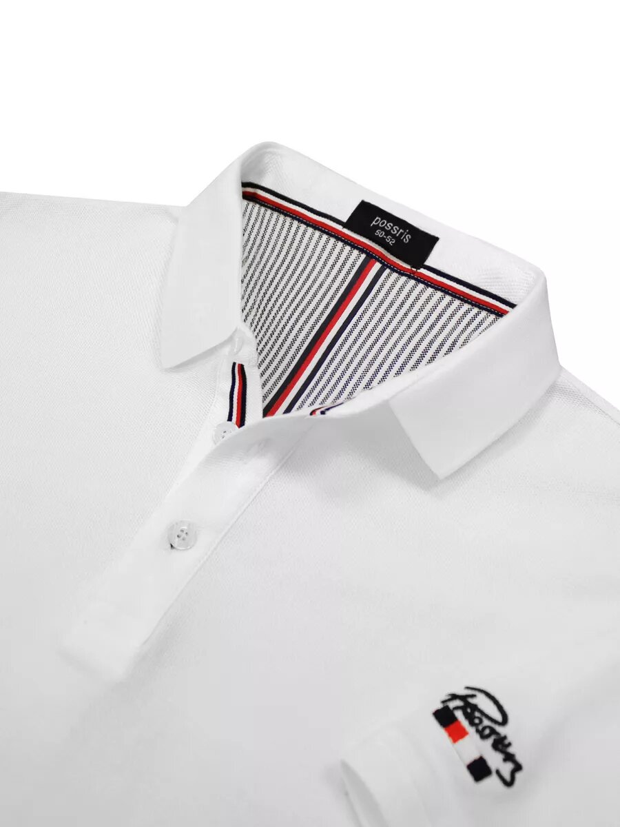 Поло PossRis, размер 50/XL, белый