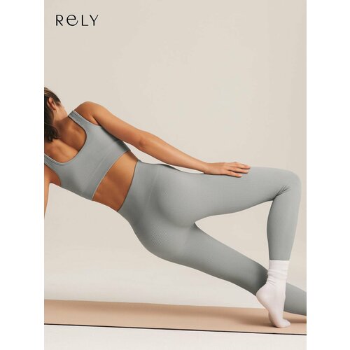 фото Легинсы rely, размер s, серый