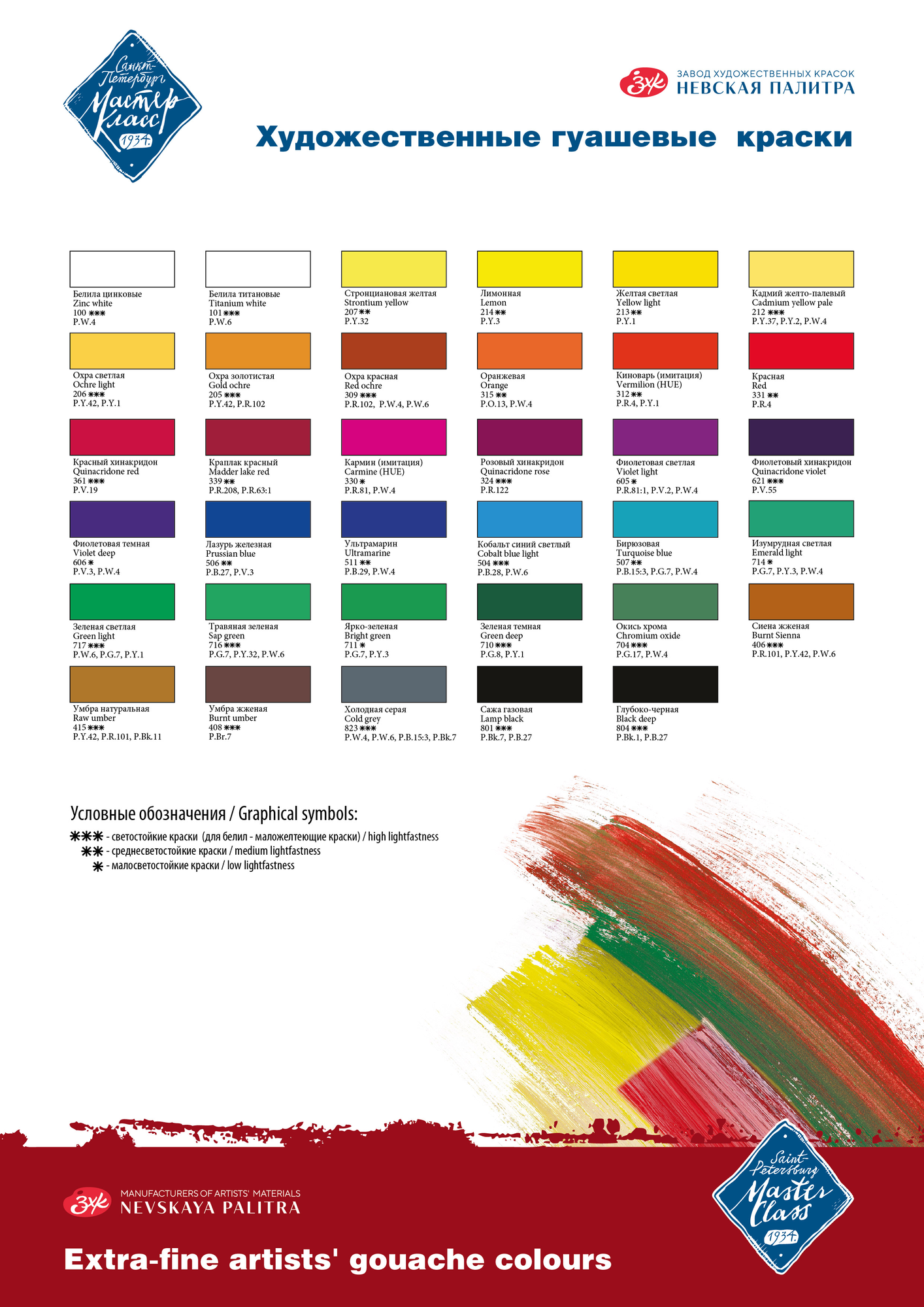 Гуашь мастер-класс 100мл Изумрудная светлая — фото 1