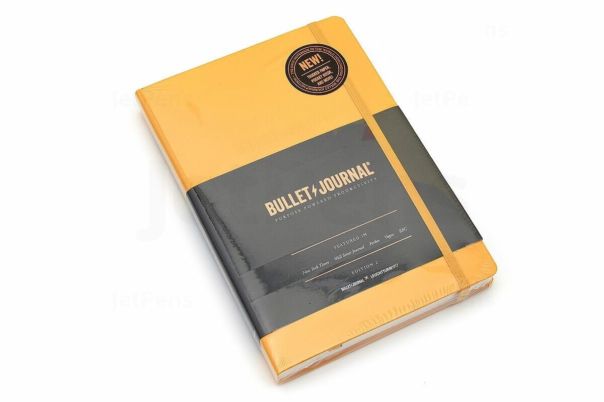 Блокнот Leuchtturm1917 Bullet Journal Edition 2 Yellow24 (371205) A5, 206 стр. в точку, желтый — фото 1