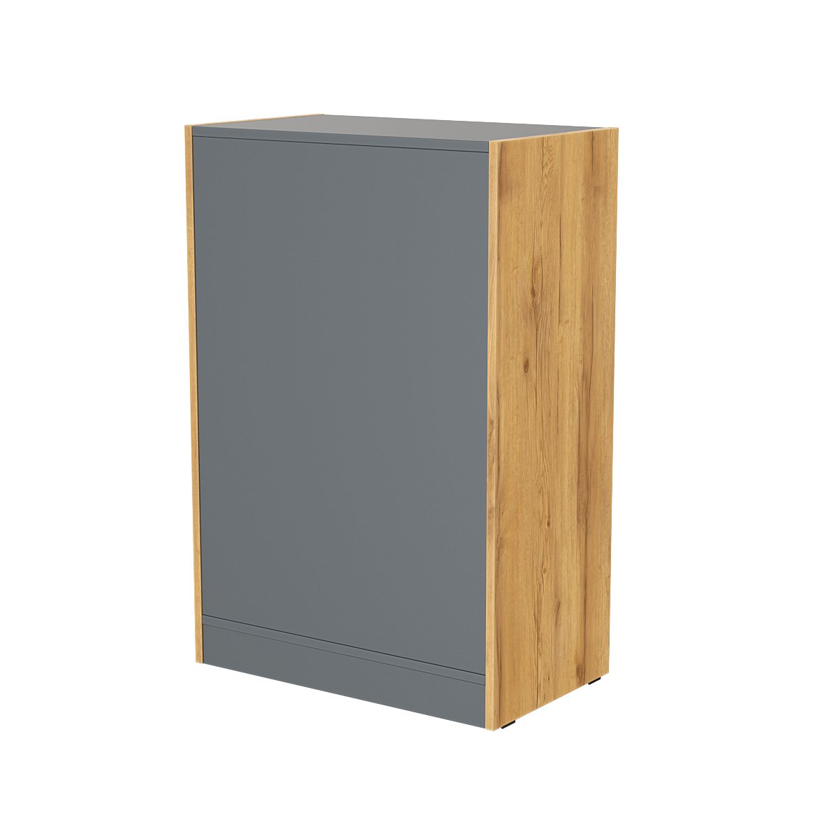 Прилавок "тандем мини" №5 (600мм), Темно-серый и Дуб Золотистый