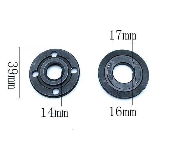 Гайка+шайба для УШМ резьба М14 (d-16/39мм)