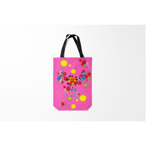 фото Сумка-шоппер / 31х42 см / k pop / nct 127. cherry bomb burnettie