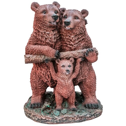 Фигура Мишки семейка H-46см