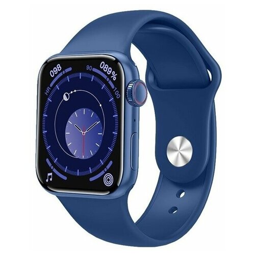 Cмарт часы PALEOHORA M36Plus PRO7 45мм Full touch LED экран Беспроводная зарядка Прием звонков Мониторинг сна Тонометр Пульсоксиметр ЭКГ Синий 299000₽