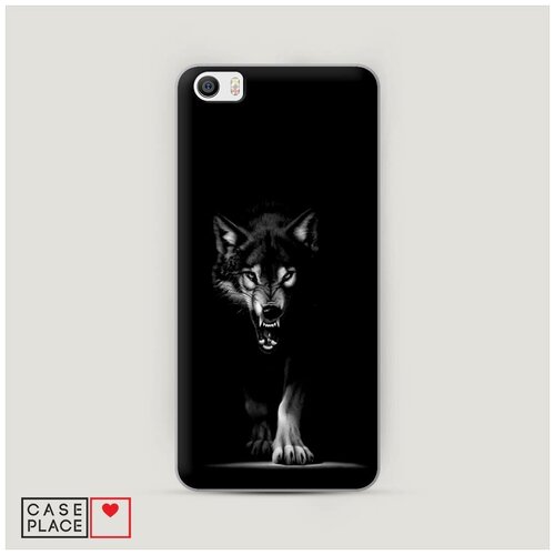 фото Чехол пластиковый xiaomi mi5 волк выходит из ночи case place