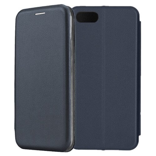 Чехол-книжка Fashion Case для Huawei Honor 7A темно-синий ikrsses case for huawei honor 7a case luxury carbon fiber ultra thin silicone soft tpu case for huawei honor 7a phone