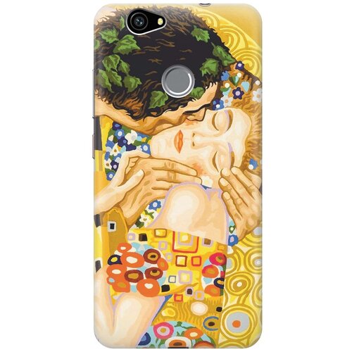 фото Силиконовый чехол на huawei nova / хуавей нова с принтом "поцелуй" gosso