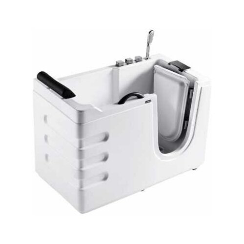 Ванна акриловая Bolu BL-106 PERSONAS с гидромассажем, с дверью, с сиденьем