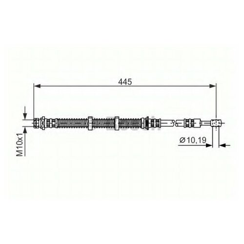 Шланг тормозной Bosch 1 987 476 354 для Land Rover Freelander