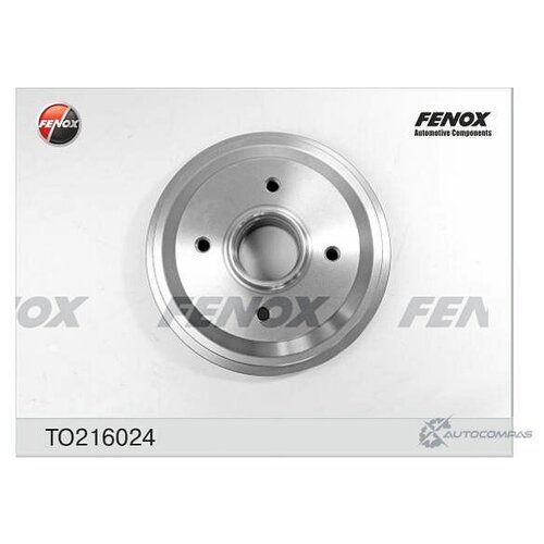 FENOX TO216024 Барабан торм.CITROEN AX 91-96, SAXO 96-04, PEUGEOT 106 I/II 91-, PEUGEOT 206 98-06 1шт