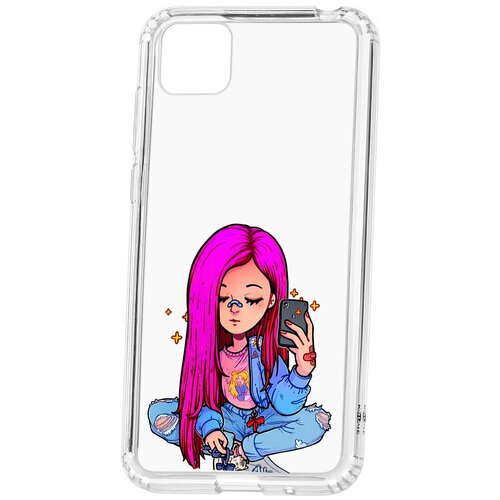 фото Чехол на huawei honor 9s / huawei y5p kruche print pink hair / чехол для huawei / чехол с рисунком / чехол с принтом / чехол для хонор / чехол для хуавей / бампер на хуавей / чехол накладка для хонор / противоударная накладка для honor huawei / защита для honor / защита на huawei / cиликоновый чехол для huawei honor / пластиковый чехол на huawei / защитный чехол для honor / чехольчик / защита телефона / ударопрочный чехол кruче