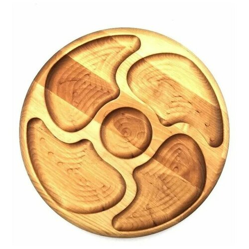 Менажница для снеков и закусок, Райский цветок, 25х25