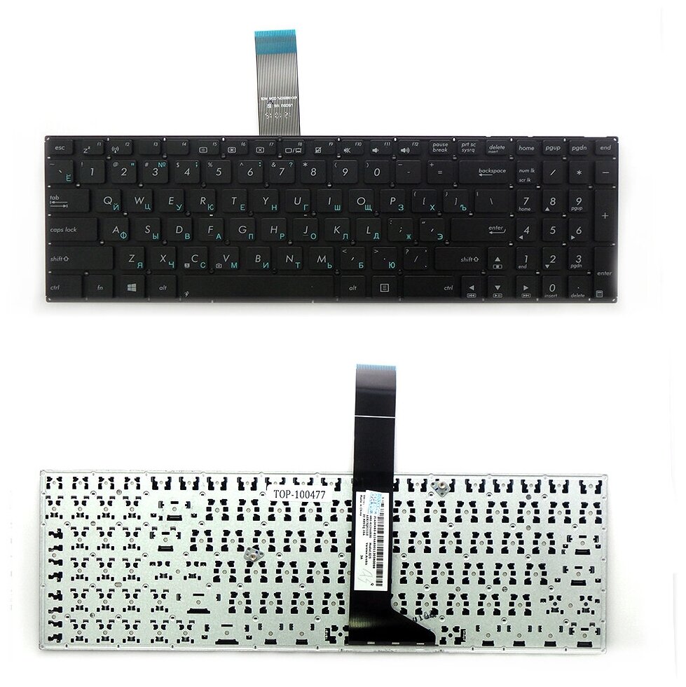 Клавиатура для ноутбука Asus X501 X501A X501U pn 0KNB0-6122UI00 AEXJ5R00110 9ZN8SSQ11D MP-11N63US-5281W 1250₽