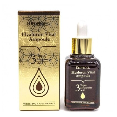 DEOPROCE Сыворотка для лица с гиалуроновой кислотой Hyaluron Vital Ampoule Acid 50 мл