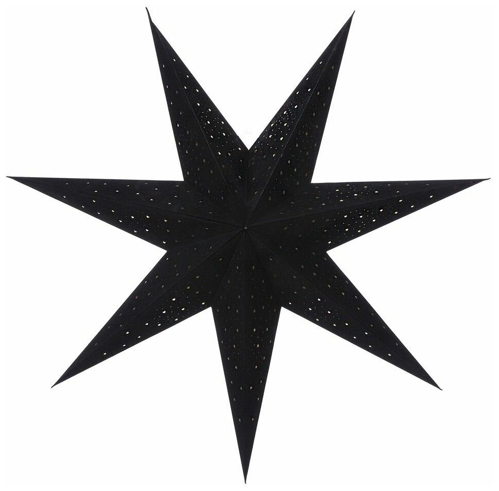 Подвесная бумажная звезда изарра, чёрная, 75 см, Edelman 1075817