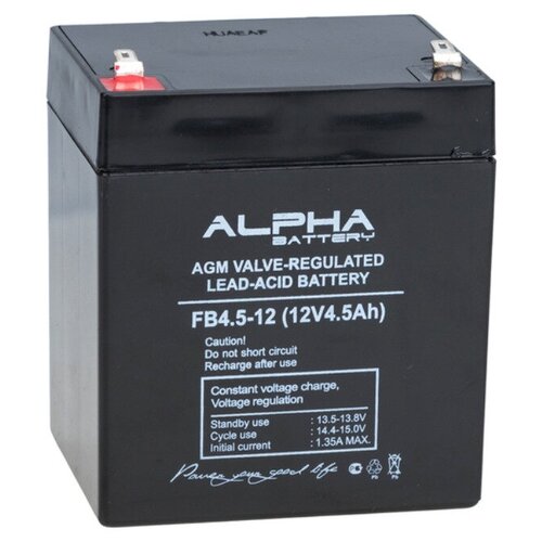 Свинцово-кислотный аккумулятор ALFA BATTERY FB4.5-12